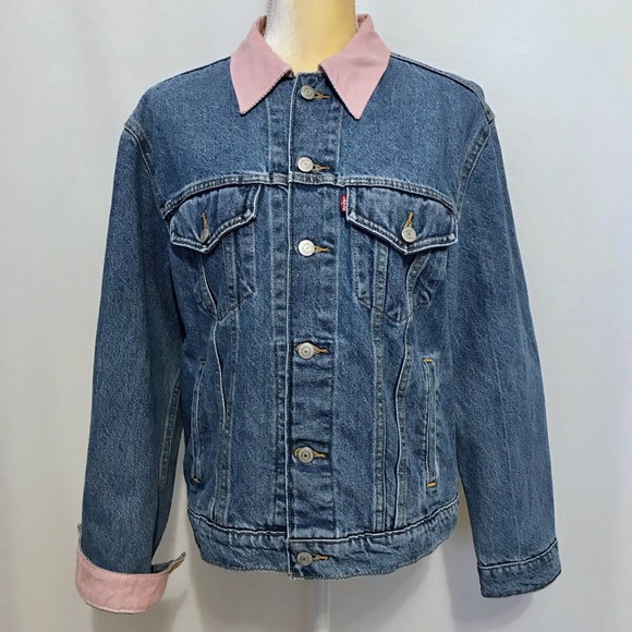 Levi's NWT Ex-Boyfriend Trucker Jean Jacket Women Various - Picture 2 of 13